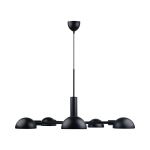 kinkiecik.pl Nowoczesna lampa wisząca Nomi 5 DFTP Nordlux , czarna 2220163003